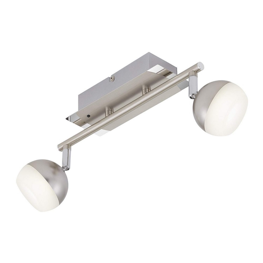 Briloner 2040-022 - LED RGB Himmennettävä kohdevalo 2xLED/3,3W/230V + Kauko-ohjaus