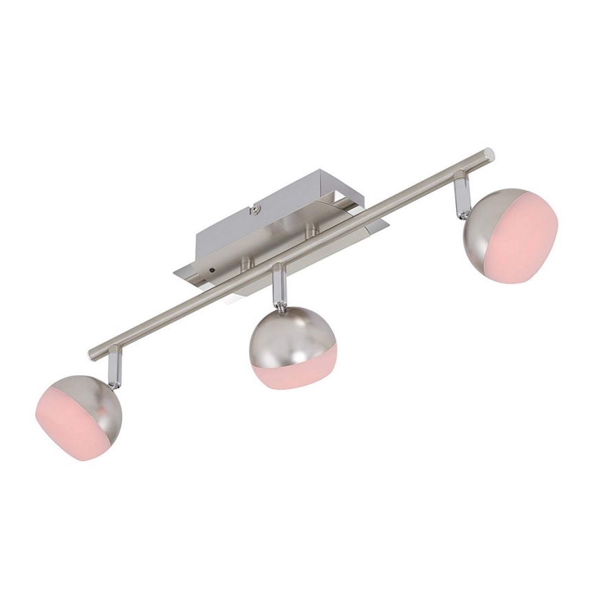 Briloner 2040-032 - LED RGB Himmennettävä kohdevalo 3xLED/3,3W/230V + Kauko-ohjaus
