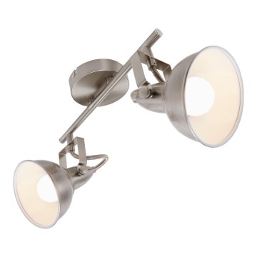 Briloner 2049-022 - Kohdevalo SOFT 2xE14/40W/230V mattakromi