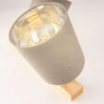 Briloner 2078-021 - Kohdevalo SPOTLIGHT 2xE27/25W/230V beige