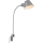 Briloner 2079-014 - Joustava seinälamppu  1xE27/10W/230V hopea