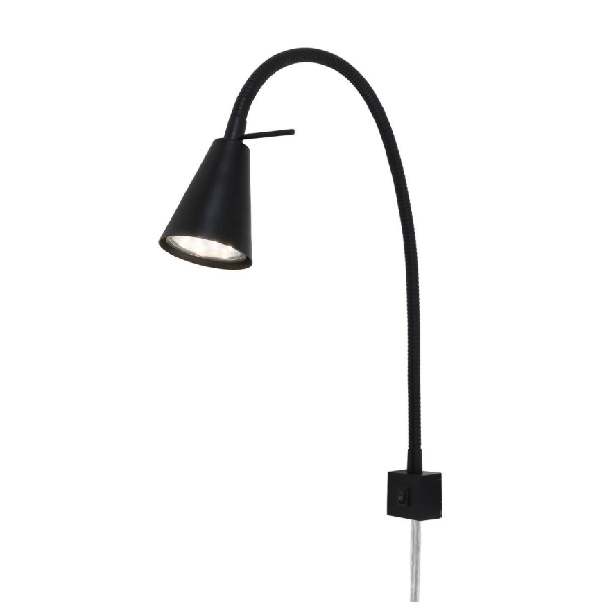 Briloner 2080-015 - LED-seinävalaisin COMFORT LIGHT 1xGU10/5W/230V musta