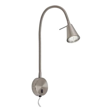 Briloner 2082-012 - LED-seinävalaisin COMFORT LIGHT 1xGU10/5W/230V mattakromi