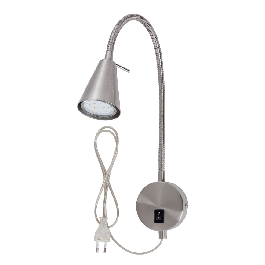 Briloner 2082-012 - LED-seinävalaisin COMFORT LIGHT 1xGU10/5W/230V mattakromi