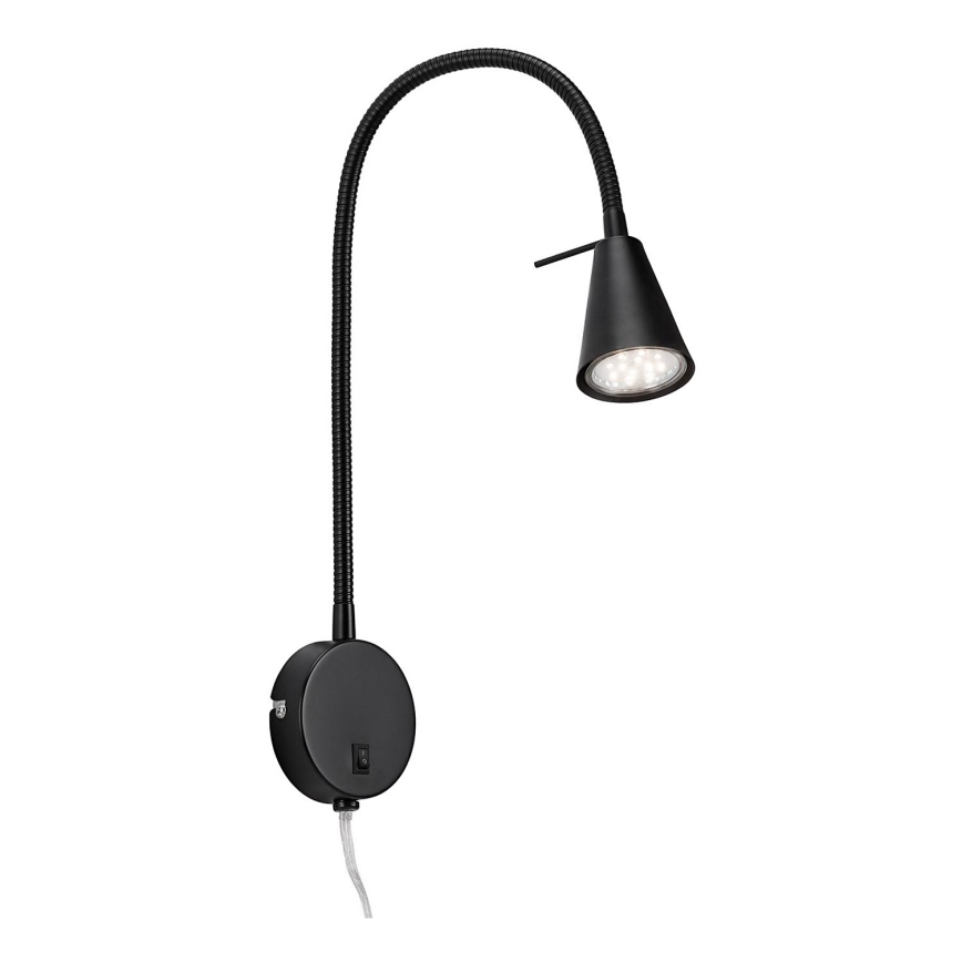 Briloner 2082-015 - LED-seinävalaisin COMFORT LIGHT 1xGU10/5W/230V musta