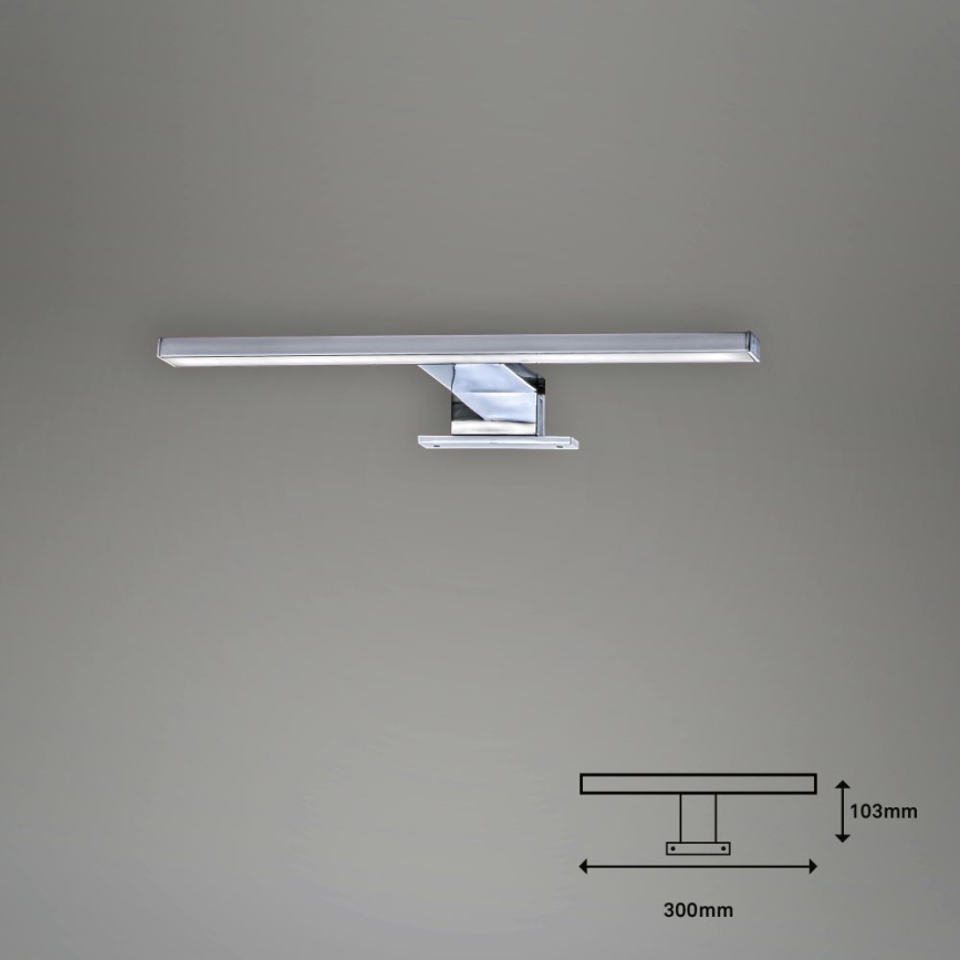 Briloner 2104-018 - Kylpyhuoneen LED-peilivalo DUN LED/5W/230V 30 cm IP44