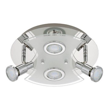 Briloner 2159-048LM - LED-kohdevalaisin SPLASH 4xGU10/3W/230V
