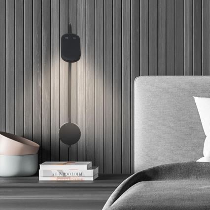 Briloner 2177015 - LED Himmennettävä flexible wall lamppu LED/6W/230V musta