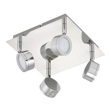 Briloner 2212-048 - kylpyhuoneen LED-kohdevalo SURF 4xLED/4,5W/230V