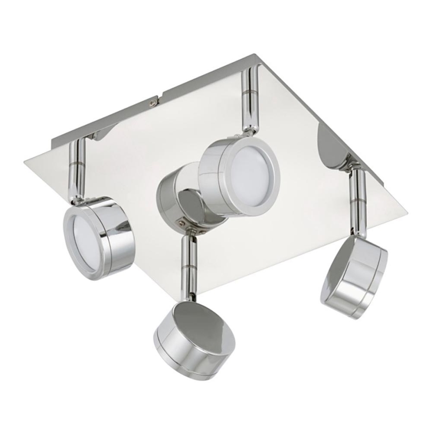 Briloner 2212-048 - kylpyhuoneen LED-kohdevalo SURF 4xLED/4,5W/230V