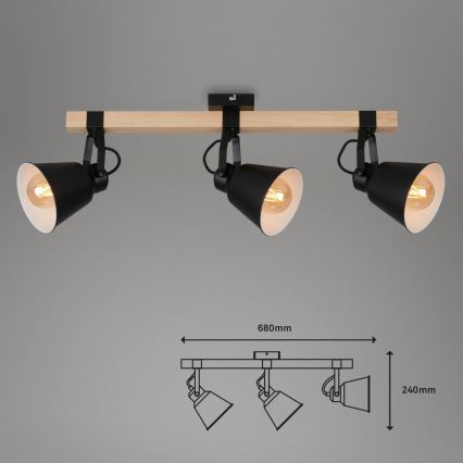 Briloner 2406-035 - Kohdevalo SPOT 3xE27/40W/230V