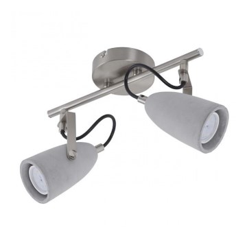 Briloner 2529-022 - LED-kohdevalaisin THIMBLE 2xGU10/5W/230V betoni