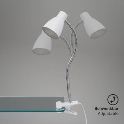 Briloner 2615-016P - LED-lamppu kiinnikkeellä GRIP LED/2,5W/230V valkoinen
