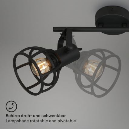 Briloner 2669-025 - Kohdevalo RETRO 2xE14/25W/230V