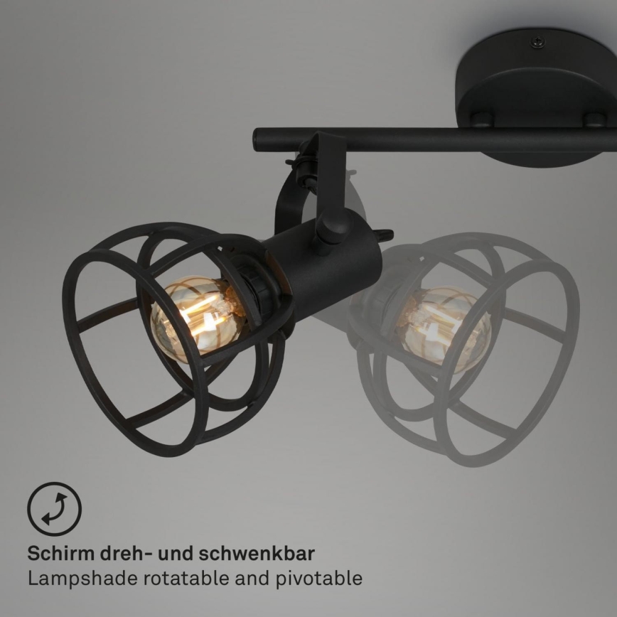 Briloner 2669-025 - Kohdevalo RETRO 2xE14/25W/230V