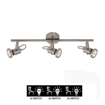 Briloner 2712-032 - Himmennettävä LED-kohdevalo SEMPLICE 3xGU10/5W/230V