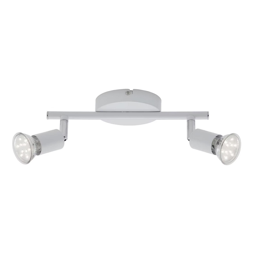 Briloner 2767-026 - LED-kohdevalaisin 2xGU10/6W/230V valkoinen