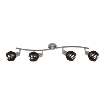Briloner 2812-042 - Kohdevalo NATURE 4xE14/5,5W/230V kumipuu