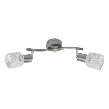 Briloner 2826-022 - Kohdevalo SPOT 2xE14/6W/230V mattakromi