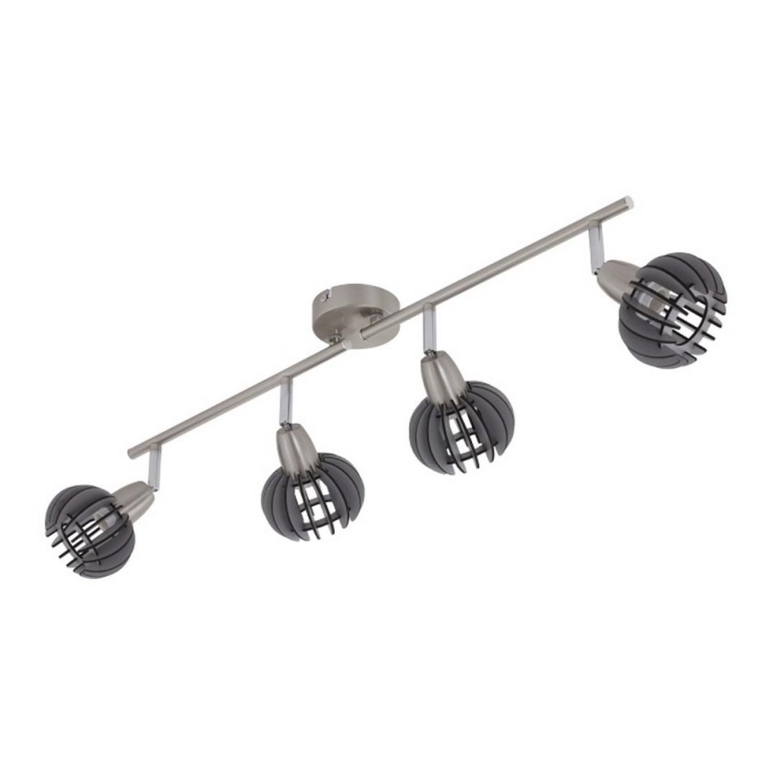 Briloner 2852-046 - Kohdevalo RETRO 4xE14/5,5W/230V kumipuu