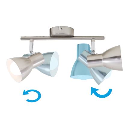 Briloner 2860-022 - Kohdevalo 2xE14/25W/230V