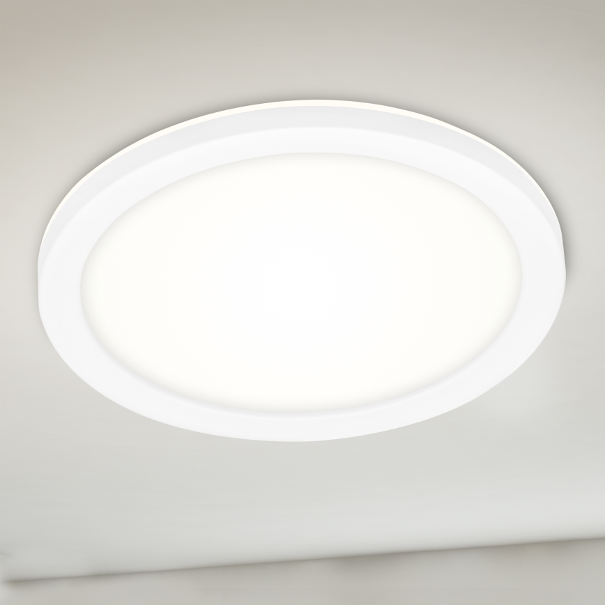 Briloner 3008-016 - LED Kattovalo LED/8W/230V d. 21 cm valkoinen IP44