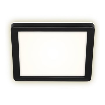 Briloner 3010-015 - LED Kattovalo LED/8W/230V 19x19 cm musta IP44