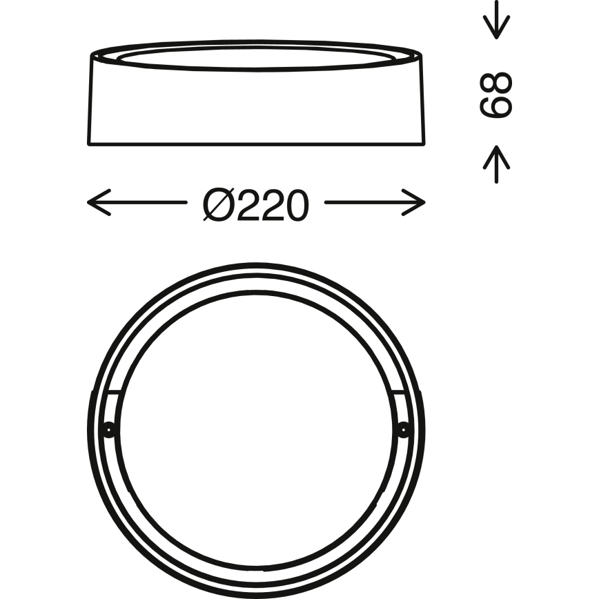 Briloner 3019-016 - LED ulkoseinävalaisin GENUA LED/18W/230V IP44 valkoinen