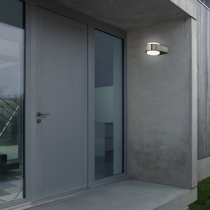 Briloner 3035-012- LED-ulkoseinävalaisin HANAU LED/6,5W/230V IP44 mattakromi