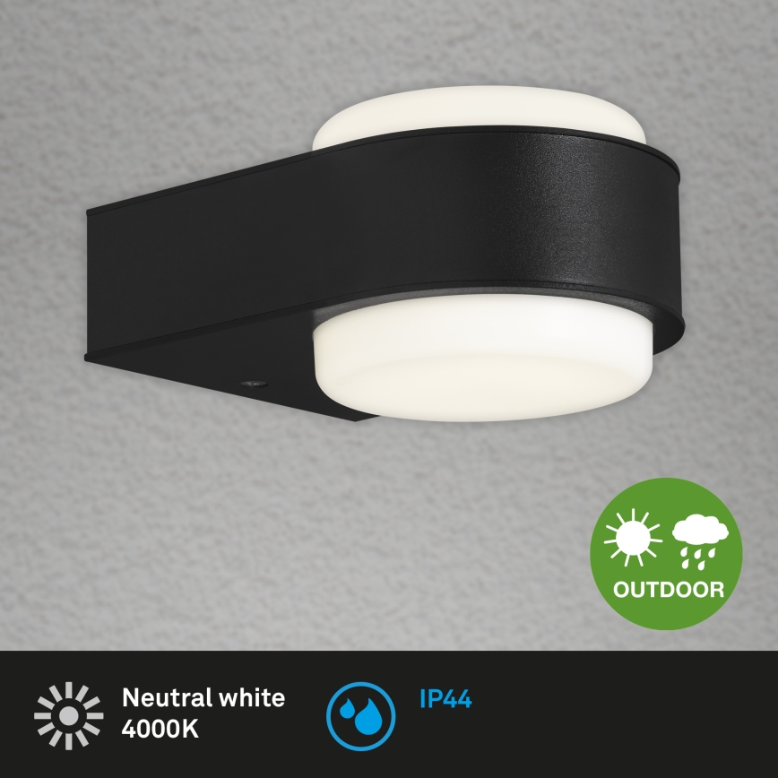 Briloner 3035-015 - LED-ulkoseinävalaisin HANAU LED/6,5W/230V IP44 musta