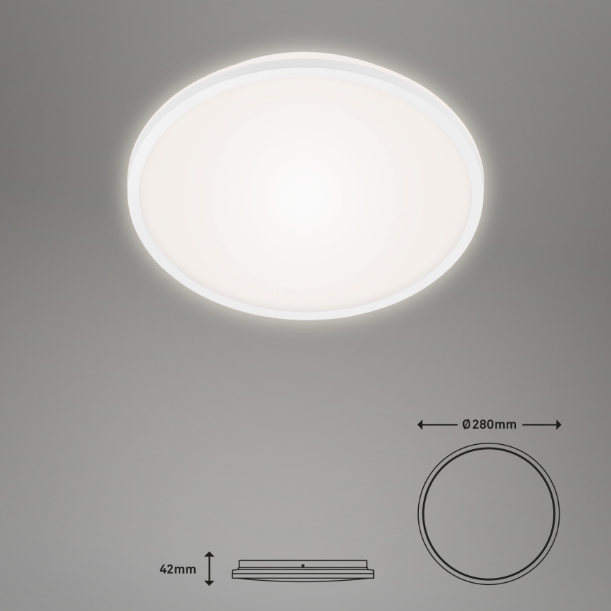 Briloner 3046-016 - LED-kattovalaisin RUNA LED/15W/230V