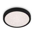 Briloner 3048-015 - LED Kattovalo RUNA LED/18W/230V musta
