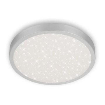 Briloner 3071-014 - LED-kattovalaisin RUNA LED/24W/230V hopea