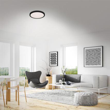 Briloner 3071-015 - LED-kattovalaisin RUNA LED/24W/230V musta