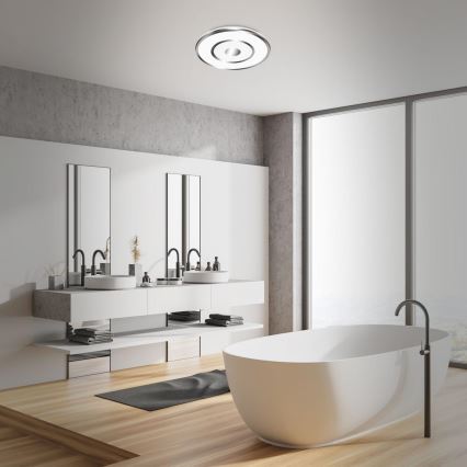 Briloner 3083-018 - Himmennettävä kylpyhuoneen LED-kattovalaisin COOL&COSY LED/24W/230V IP44