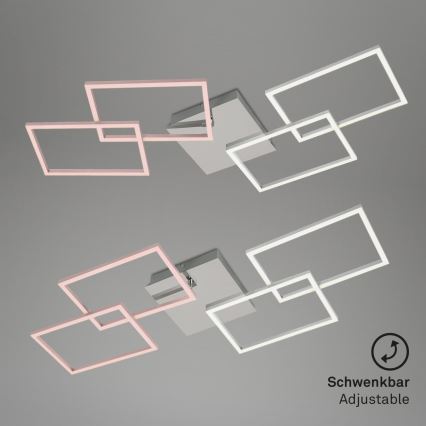 Briloner 3091-018 - Himmennettävä LED-kattovalaisin FRAME LED/30W/230V kiiltävä kromi