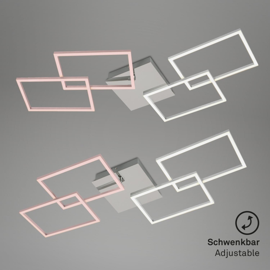 Briloner 3091-018 - Himmennettävä LED-kattovalaisin FRAME LED/30W/230V kiiltävä kromi