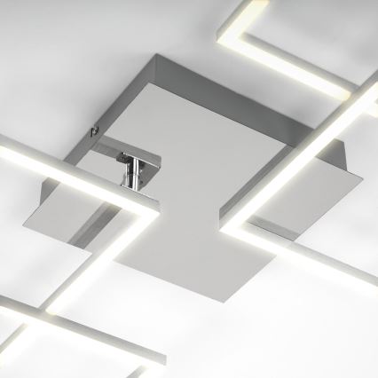 Briloner 3091-018 - Himmennettävä LED-kattovalaisin FRAME LED/30W/230V kiiltävä kromi
