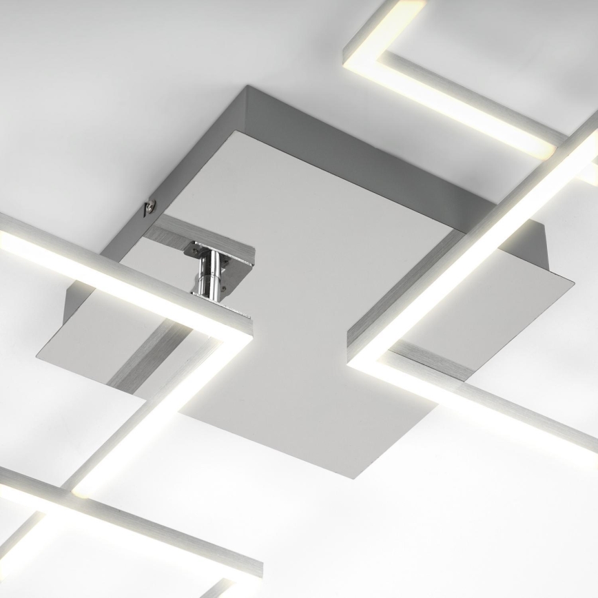 Briloner 3091-018 - Himmennettävä LED-kattovalaisin FRAME LED/30W/230V kiiltävä kromi