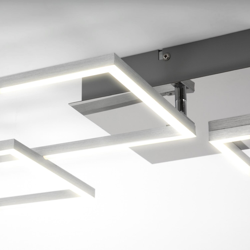 Briloner 3091-018 - Himmennettävä LED-kattovalaisin FRAME LED/30W/230V kiiltävä kromi