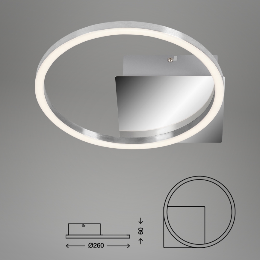Briloner 3106-018 - LED Himmennettävä kattovalo FRAMES LED/7,5W/230V