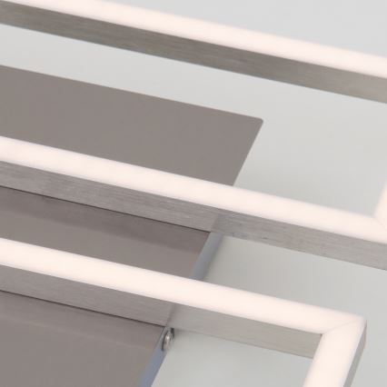 Briloner 3107-012 - Himmennettävä LED-kattovalaisin FRAME 2xLED/7,25W/230V