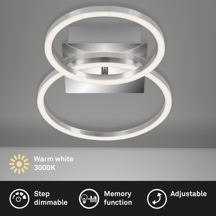 Briloner 3110-018 - LED Himmennettävä kattovalo FRAMES LED/16W/230V