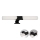 Briloner 3113-115 - Kylpyhuoneen LED-peilivalo LED/12W/230V IP44 47 cm musta