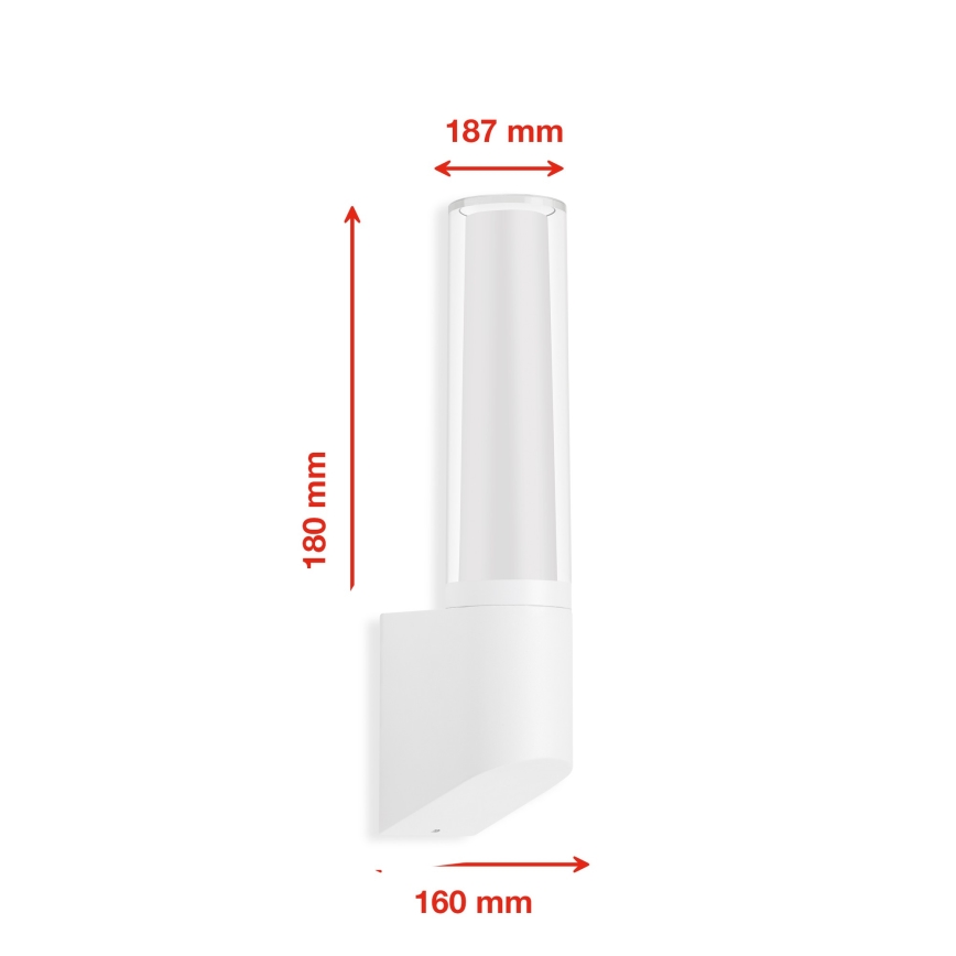 Briloner 311306TF - LED-ulkoseinävalaisin LED/8W/230V 4000K IP44 valkoinen