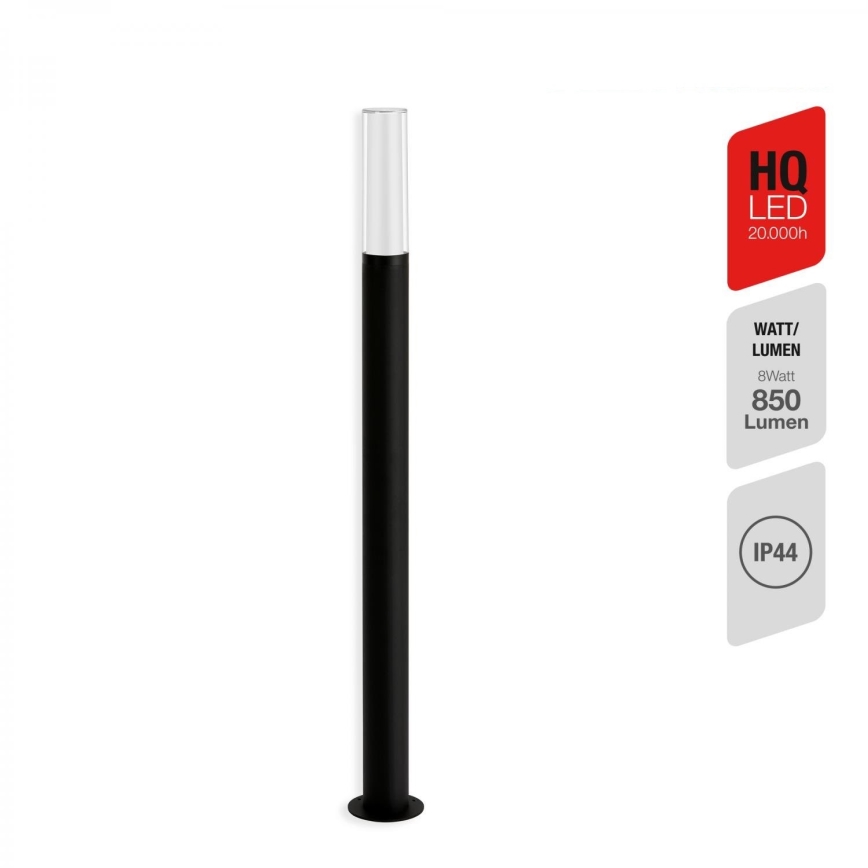 Briloner 311505TF - LED-ulkolamppu LED/8W/230V IP44 4000K 97 cm musta