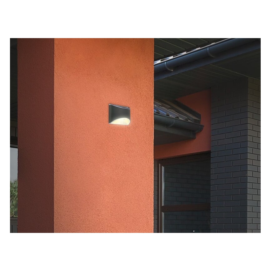 Briloner 3133015 - LED-seinäaurinkovalaisin LED/2W/3,7V IP44 3000K