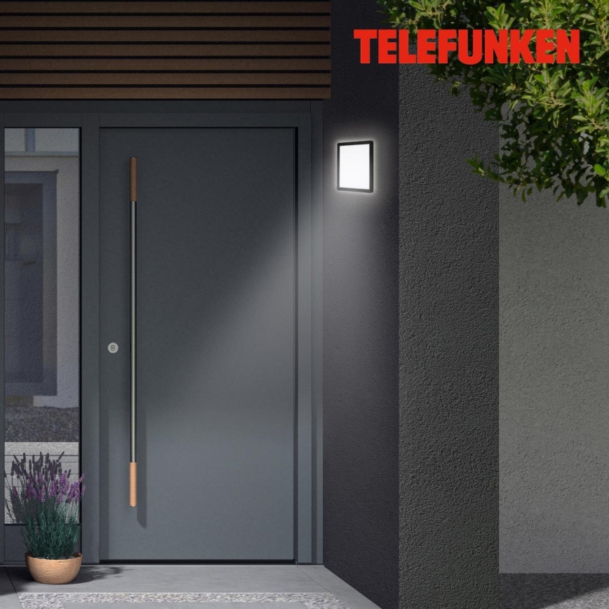 Briloner 313505TF - LED-ulkoseinävalaisin LED/15W/230V IP44 4000K musta
