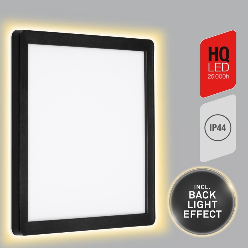 Briloner 313505TF - LED-ulkoseinävalaisin LED/15W/230V IP44 4000K musta