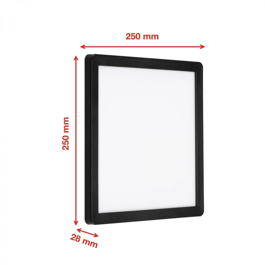 Briloner 313505TF - LED-ulkoseinävalaisin LED/15W/230V IP44 4000K musta